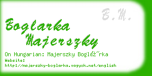 boglarka majerszky business card